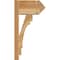 Ekena Millwork Merced Arts & Crafts Rough Sawn Outlooker, Western Red Cedar, 8"W x 14"D x 26"H OUT08X14X26MRC03RWR - alternate 4